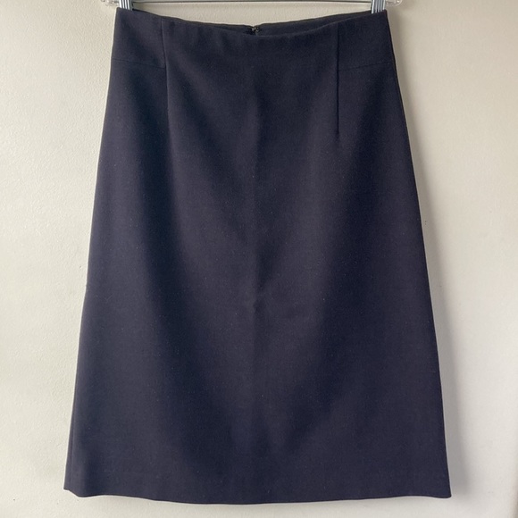 ANN TAYLOR LOFT High Waist Midi Pencil Skirt 8 - Picture 1 of 6